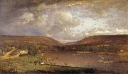 George Inness On the Delaware River china oil painting artist